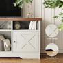 TV Unit, TV Stand Cabinet with Sockets, USB and LED, TV Cabinet Suitable for up to 65'' TV Image 3