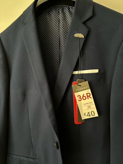 Men's Navy Suit Coat
