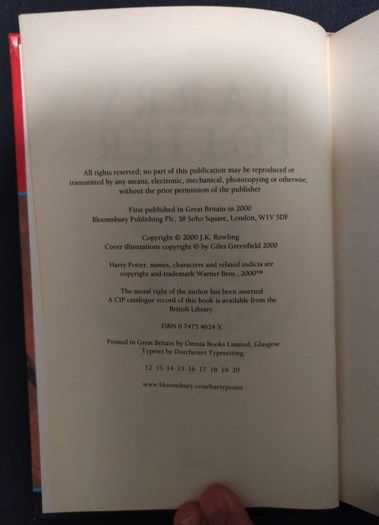 Harry Potter book collection (all 7 books)