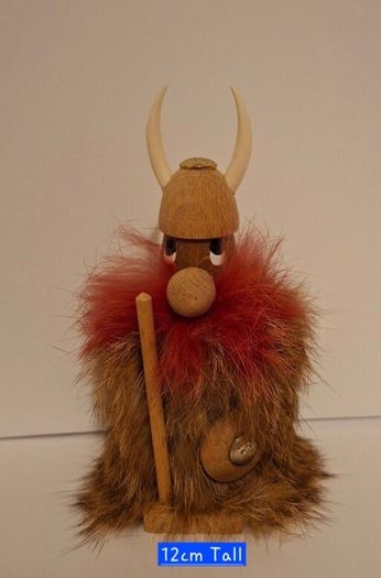Rare Wooden Viking Warriors (Made in Denmark)
