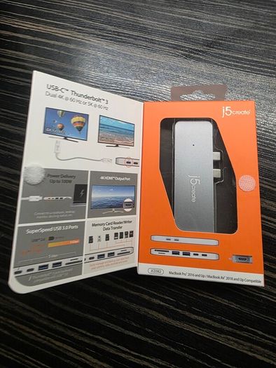 J5 Macbook USB C Ultradrive Mini Dock