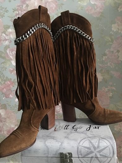 Casadei suede boots. New. US10.