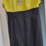 MONSOON Originals colour block black and lime dress Sz 14 UK - Rrp 160 (New) Image 10
