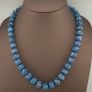 Antique Venetian Style Thousand Eyes Blue Eyes Glass Beads Necklace Image 6