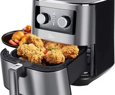Air Fryer Oven, Uten 5.5L Air Fryers Home Use 1700W with Rapid Air Technology for Healthy Oil Free & Low Fat Cooking, Baking and Grilling with Recipe (FREE SHIPPING)