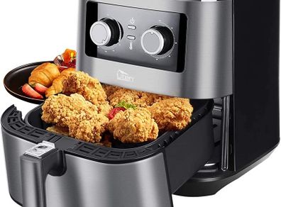 Air Fryer Oven, Uten 5.5L Air Fryers Home Use 1700W with Rapid Air Technology for Healthy Oil Free & Low Fat Cooking, Baking and Grilling with Recipe (FREE SHIPPING)