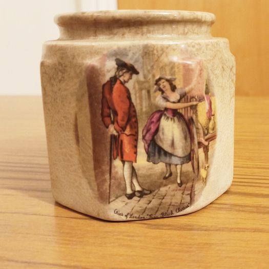 Lot of vintage ceramic items including  jug &bowl for washstand & Sandland Ware ceramic marmalade jar produced for Frank Cooper Ltd.