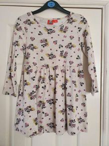 Brand new Mickey/Minnie Mouse dress 6-7y