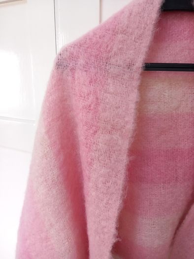 Vintage Mohair Scarf/Wrap Donegal Design.