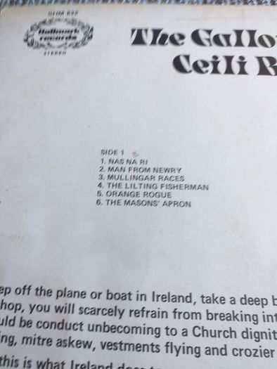 The Gallowglass Ceili Band.