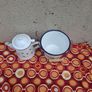 enamel tea pot and bucket postage possible Image 3