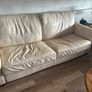 Leather sofa bed Image 3
