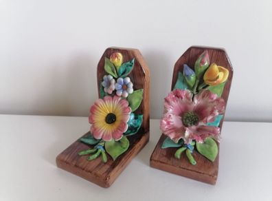 Italian ceramic bookends