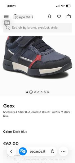 Geox J Alfier Boys Trainers - UK 5 (BNWT) Waterproof