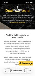 Honda Civic 2017-2022 Dual controls