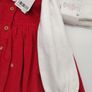 Next Baby Girl Red Christmas Dress, Bodysuit + Tights 3 piece set (New with Tags) 12-18 month. Image 7