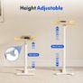 H5 Side Table, Flexible Laptop and Bed Table with Tiltable Desktop, Height Adjustable & Mobile, Ideal for Sofa, Bed & Reading Time (Maple) Image 7
