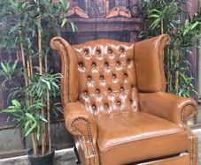 Arm chair - High-Back Queen Anne (wingback)