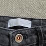 Zara girls black denim skirt age 8 Image 2