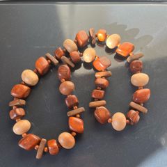Wooden beads necklace