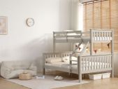 Triple Bunk in White and Grey For Sale