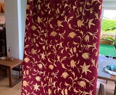 Lined curtains