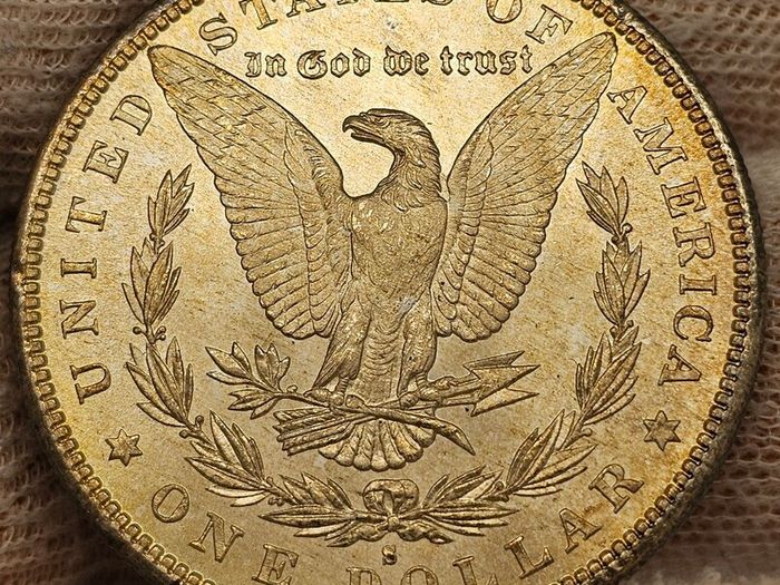 USA United States Silver 1880 S Morgan Dollar Beautiful Choice Gem BU Frosty