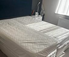 Double bed and mattress