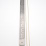 925 Vintage Gold Plated Sterling Silver Italian Signed Flat Curb Diamond Cut Long Chain Image 9