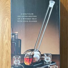 Clear Connoisseur Creations Golf Decanter Set Fun Club D Glasses