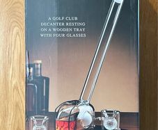 Clear Connoisseur Creations Golf Decanter Set Fun Club D Glasses