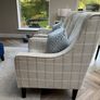 Pair of Bespoke Colefax & Fowler Wingback Armchairs Image 4