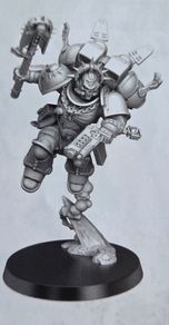 Warhammer 40k: Armageddon. Space Marine Chaplain with jump pack