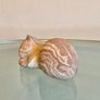 Vintage Joan Doherty Raku Cat Sculpture, Irish Pottery Design Image 7