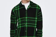ONLY &amp; SONS Men's Onstabb Ls Heavy Check RLX Shirt Shirt 22022991, XL