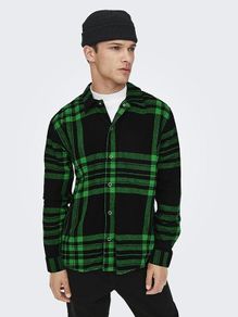 ONLY & SONS Men's Onstabb Ls Heavy Check RLX Shirt Shirt 22022991, XL