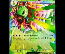 Mega Meganium EX 010/217 Double Rare Holo Ascended Heroes Mega Evolution Pokemon Card