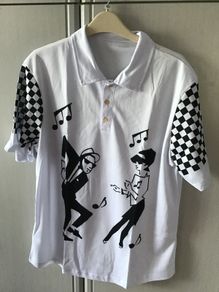 Ska themed Polo Shirt - 2 Tone