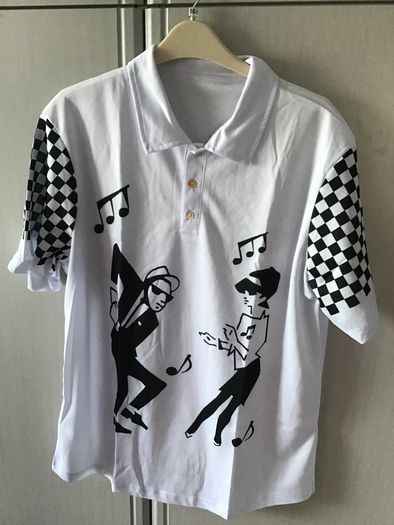 Ska themed Polo Shirt - 2 Tone