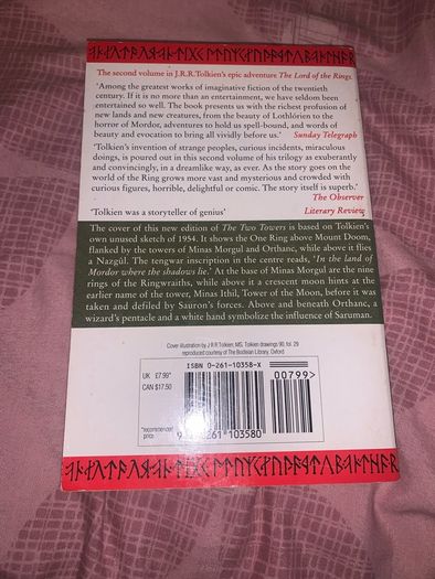 (4 Set) Lord of the rings trilogy & hobbit books