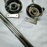 Stainless Steel Vintage Double towel holder Image 9