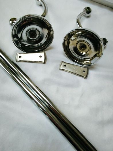 Stainless Steel Vintage Double towel holder