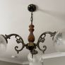 ceiling light with 3 glass shades Image 2