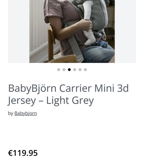 Baby Bjorn mini carrier new