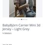 Baby Bjorn mini carrier new Image 6