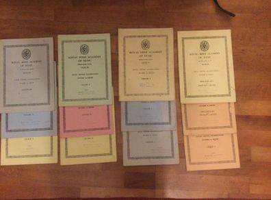 Royal Irish Academy of music exam pieces from 1970s and early 1980s