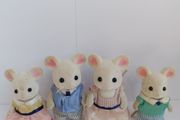 Sylvanian Mouse Family plus triplets