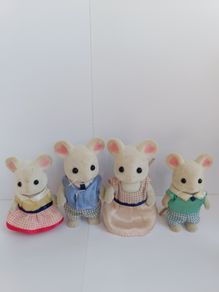 Sylvanian Mouse Family plus triplets