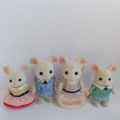 Sylvanian Mouse Family plus triplets