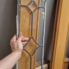 Glass door panels x 8